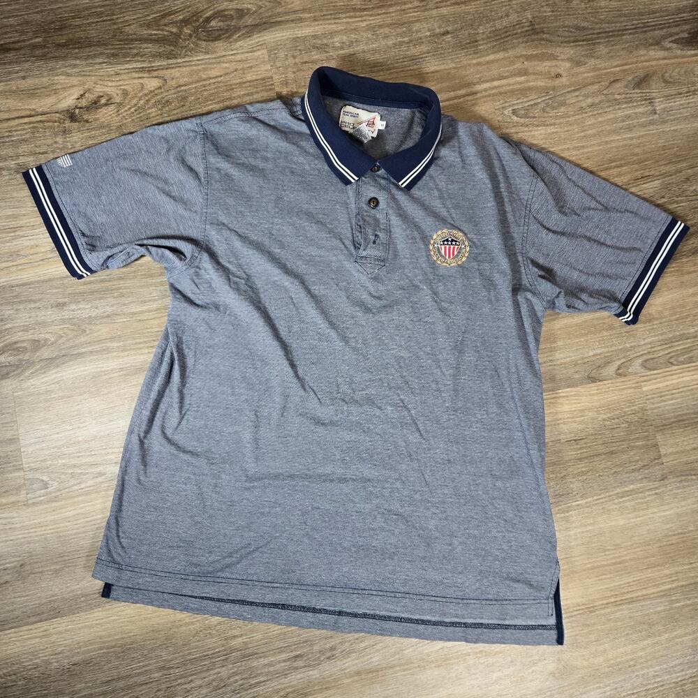 Vintage US Soccer Federation Polo Shirt Mens XL World Cup USSF Team USA Football